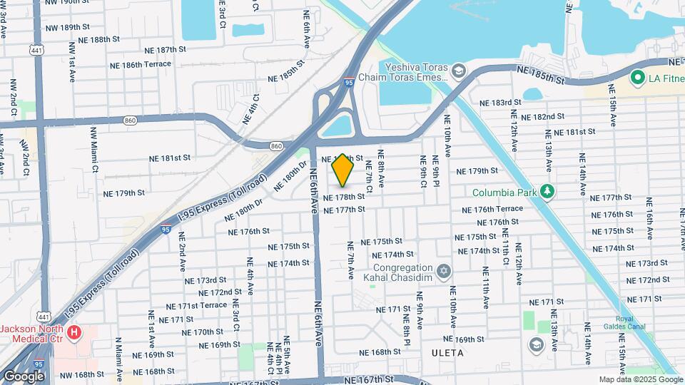 665 NE 178th St Map and Location Details