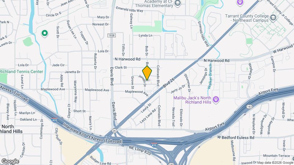 7933 Joreen Dr Map and Location Details