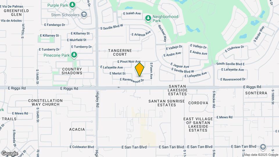 3498 E Ravenswood Dr Map and Location Details