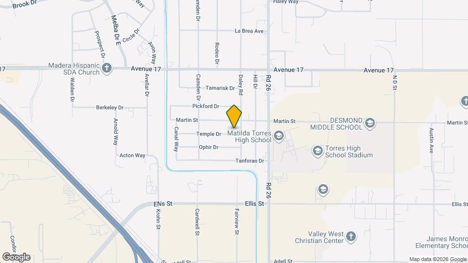 25831 Temple Dr Map and Location Details
