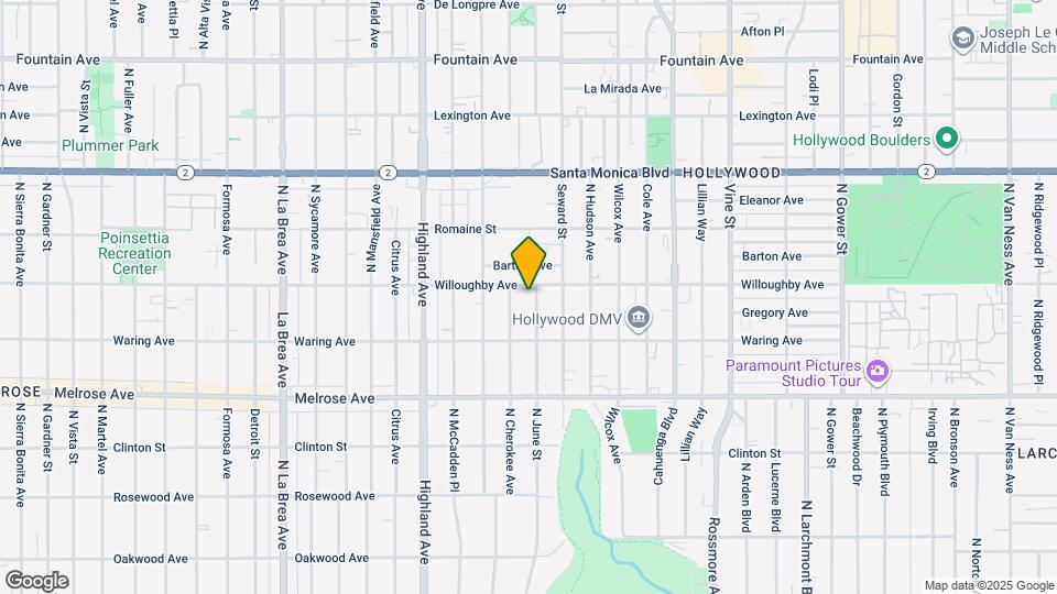 849 N June St Map and Location Details