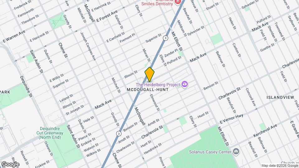 Clay Apartments Map and Location Details