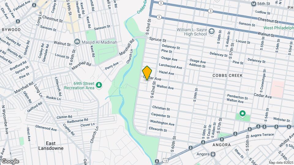 6231 Walton Ave Map and Location Details