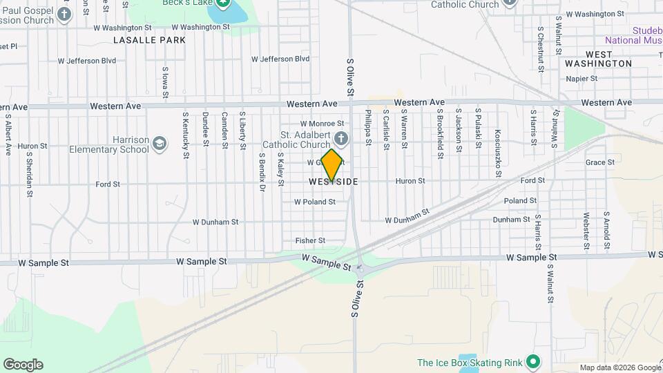 2502 Ford St Map and Location Details