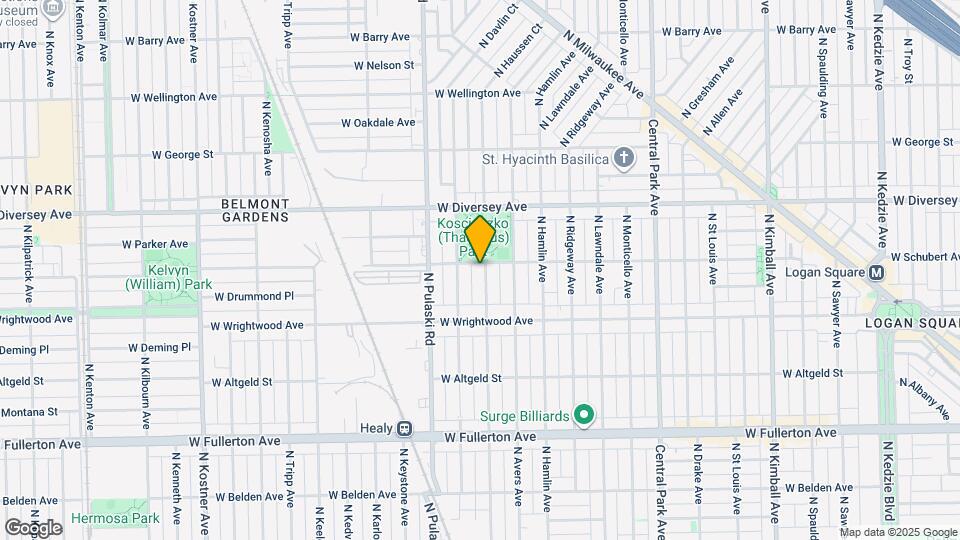 3905 W Schubert Ave Map and Location Details