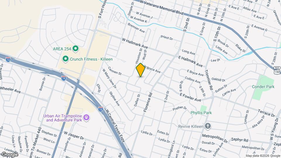 1010 San Antonio St Map and Location Details