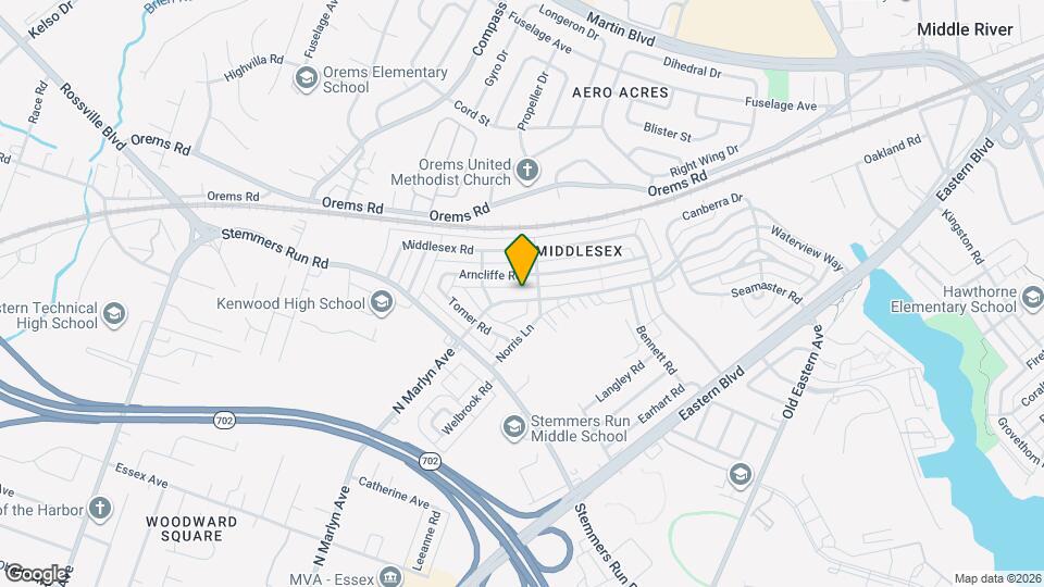 834 N Marlyn Ave Map and Location Details