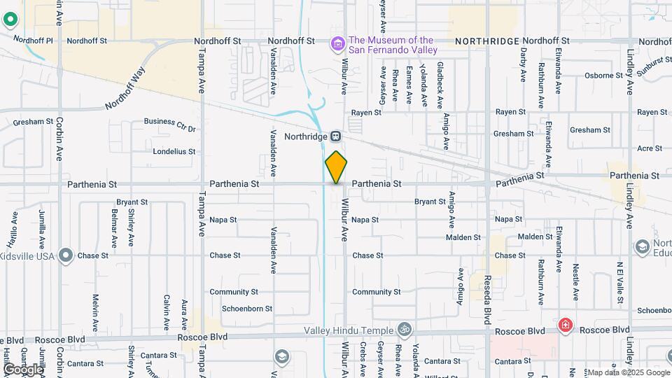 8661 Wilbur Ave Mapa y Detalles de la Ubicación