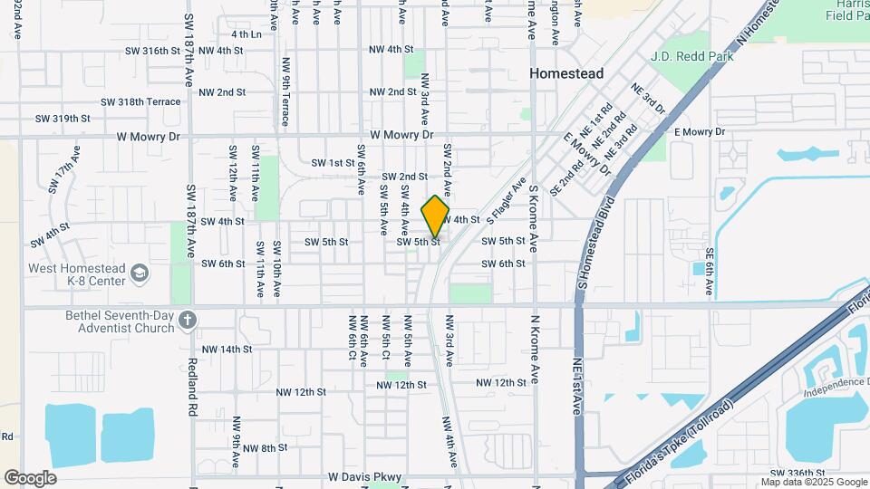 238 SW 5th St Map and Location Details