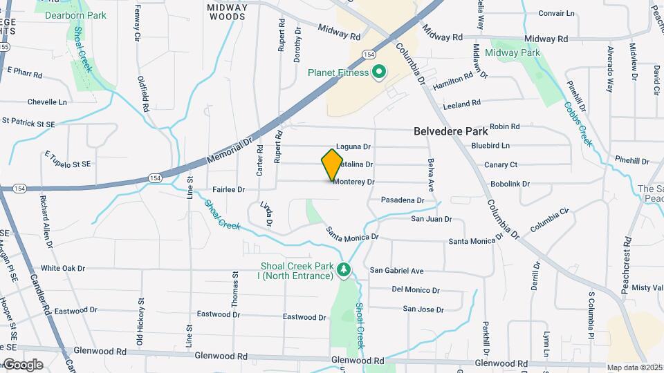 2903 Monterey Dr Map and Location Details