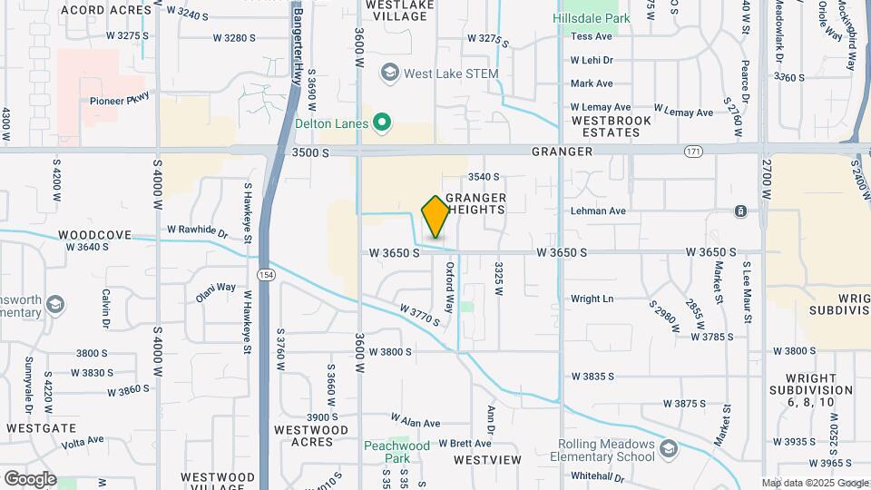 3446 W 3650 S Map and Location Details