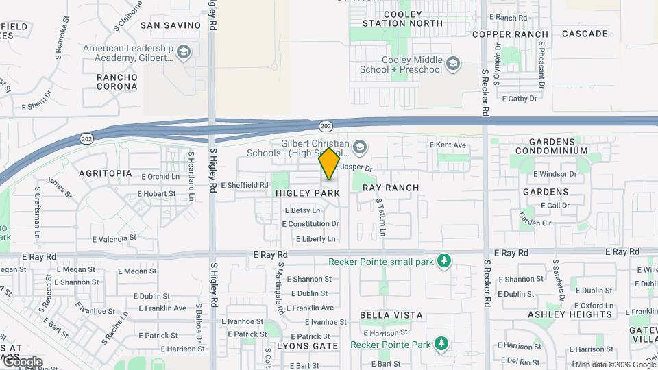 1407 S Moccasin Trail Mapa y Detalles de la Ubicación