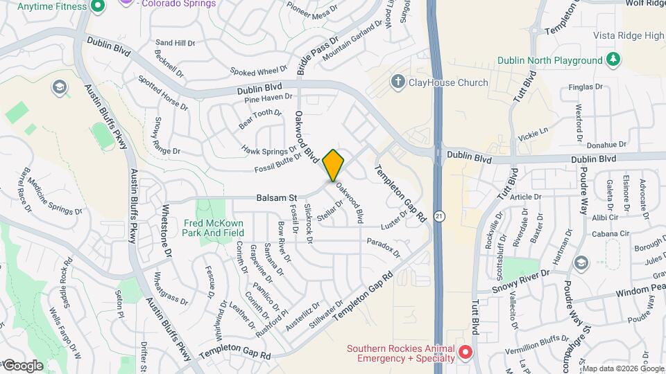 6142 Oakwood Blvd Mapa y Detalles de la Ubicación