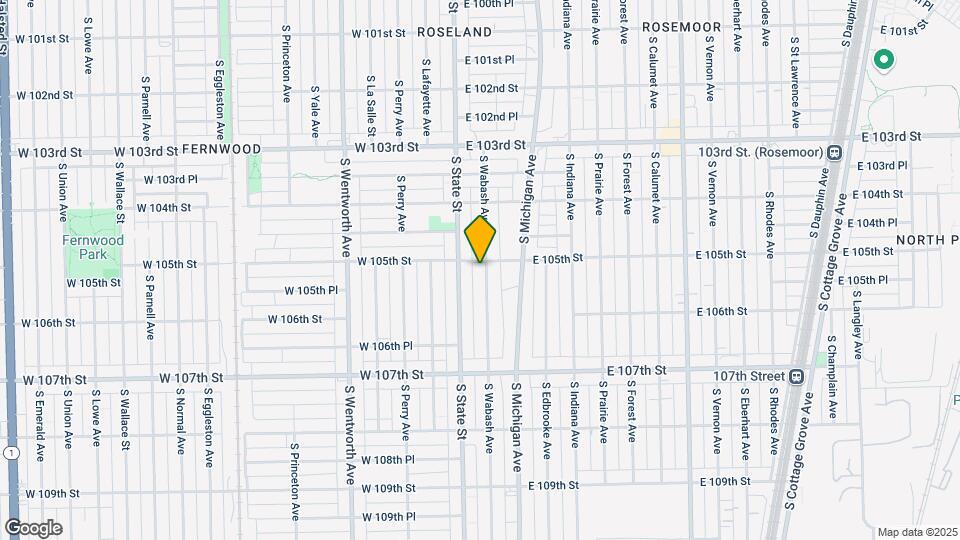 10500 S Wabash Ave Mapa y Detalles de la Ubicación