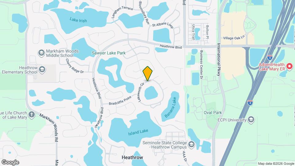 817 Lakeworth Cir Mapa y Detalles de la Ubicación