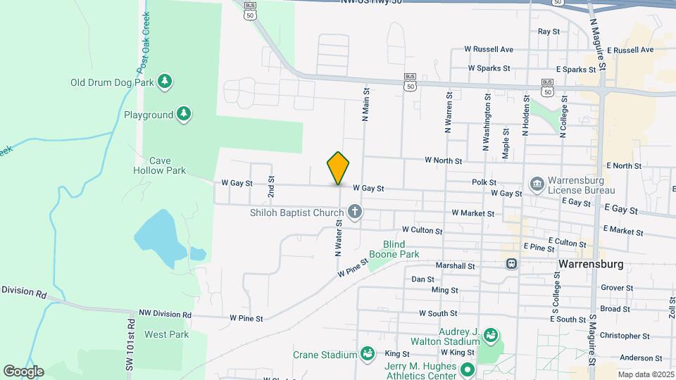 524 W Gay St Map and Location Details