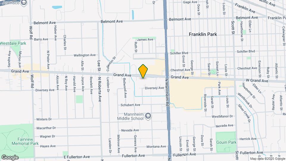 10515 Grand Ave Map and Location Details