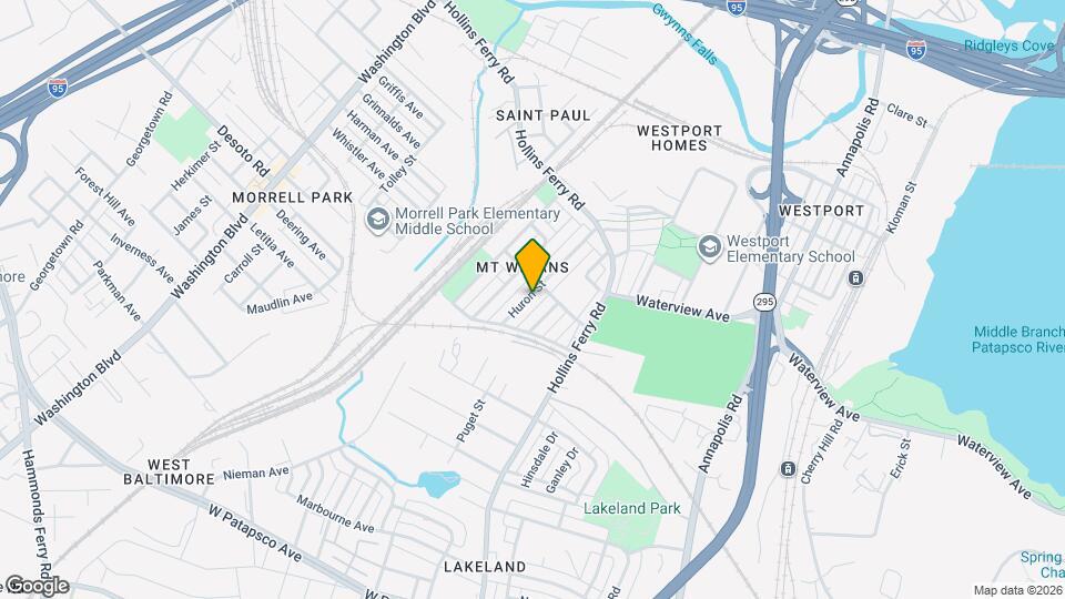 2615 Huron St Map and Location Details