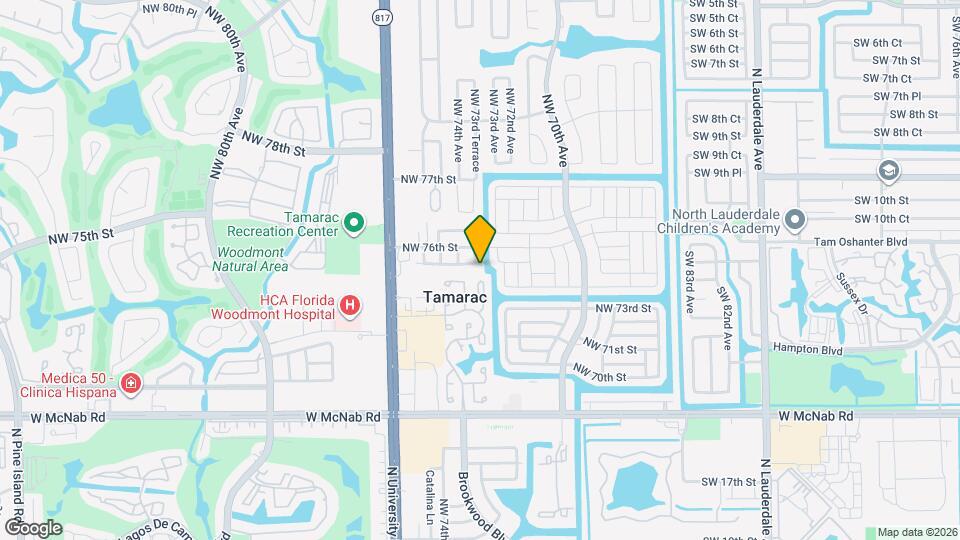 7318 NW 75th St Mapa y Detalles de la Ubicación