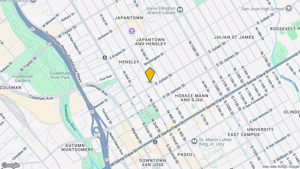 149 E Julian St Mapa y Detalles de la Ubicación