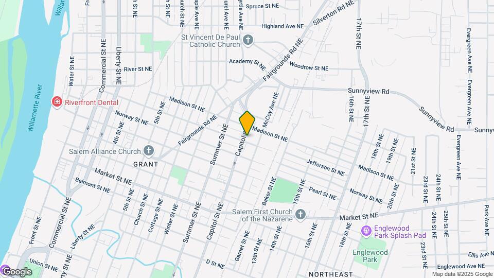 1710 Capitol St NE Map and Location Details