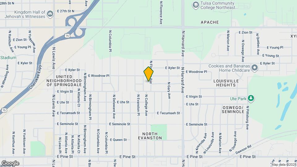 2122 N Florence Ave Map and Location Details