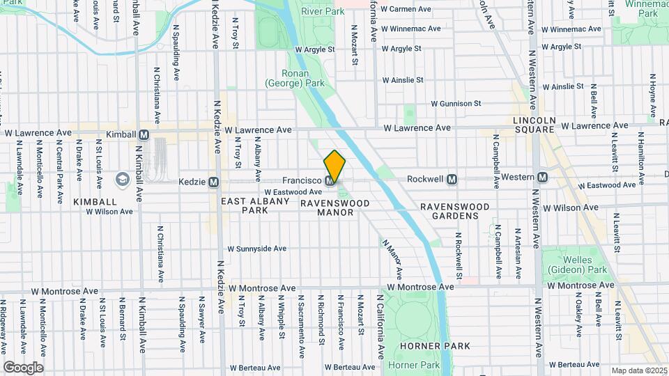 4638 N Francisco Ave Mapa y Detalles de la Ubicación