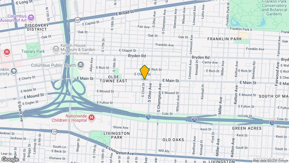 1023 E Main St Map and Location Details