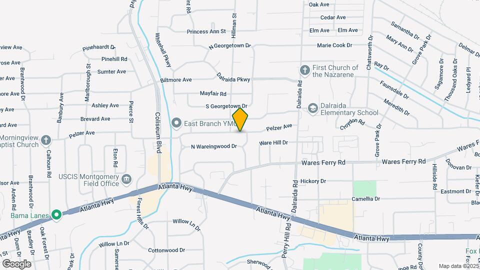 3612 Pelzer Ave Map and Location Details