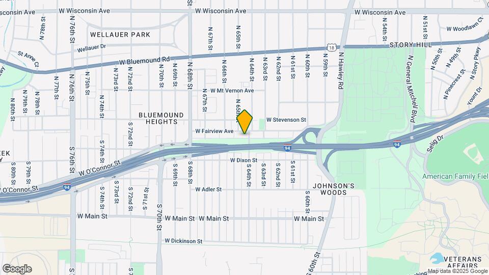 6403 W Fairview Ave Map and Location Details