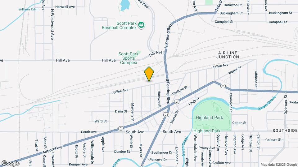 2038 Airline Ave Map and Location Details