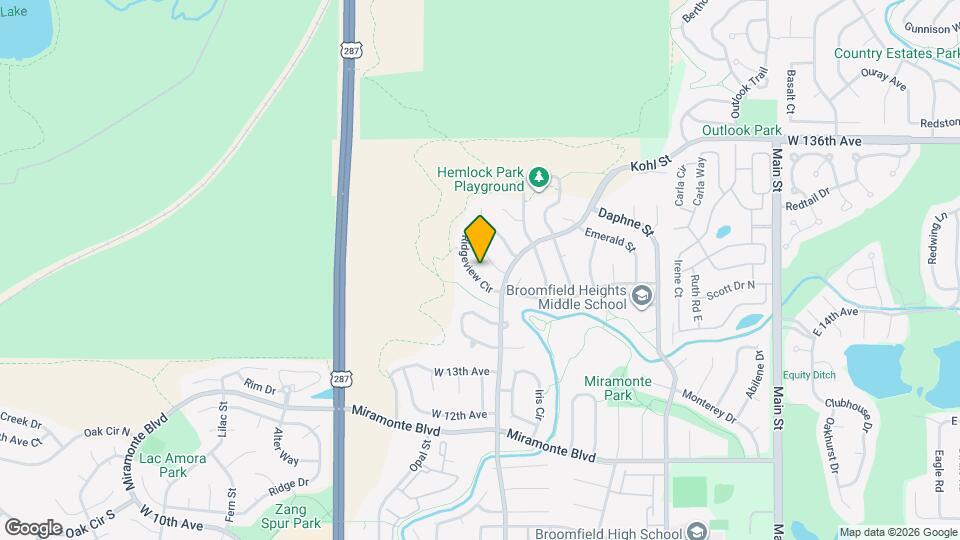 1117 Ridgeview Cir Map and Location Details