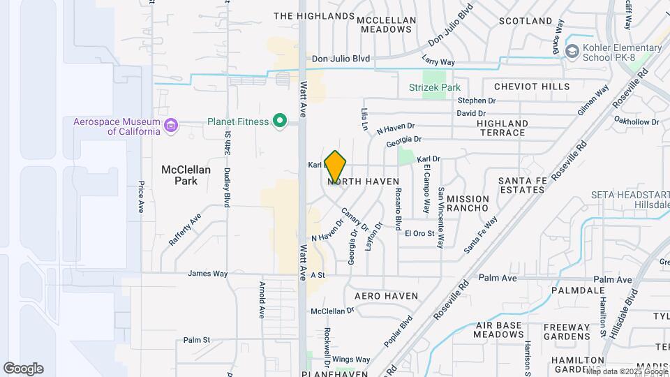 5805 Dotmar Way Map and Location Details