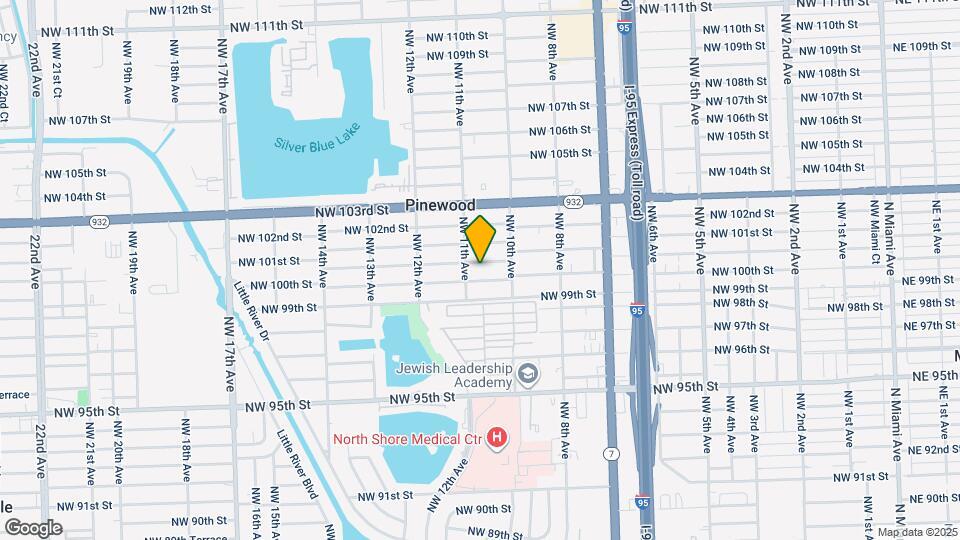1066 NW 100th Terrace Map and Location Details