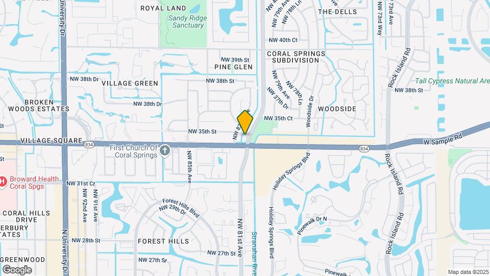3400 Riverside Dr Map and Location Details