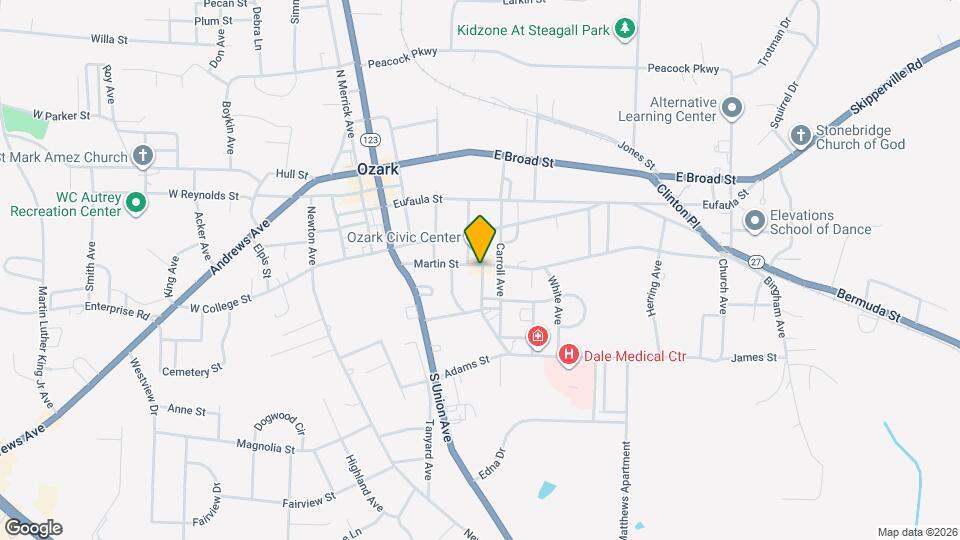 110 James St Map and Location Details