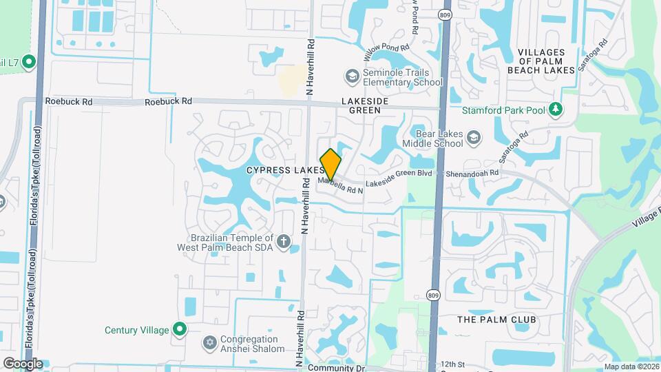 4941 Marbella Rd N Map and Location Details