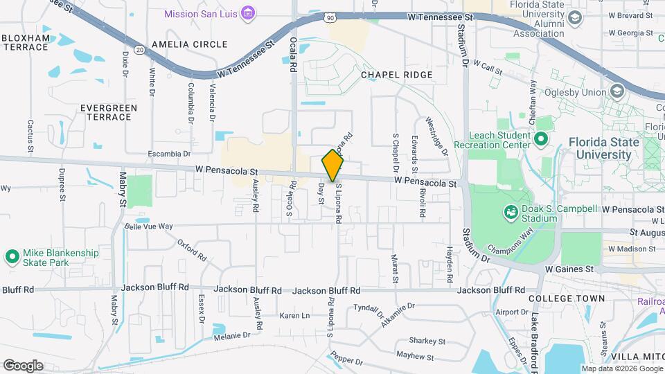 214 S Lipona Rd Map and Location Details