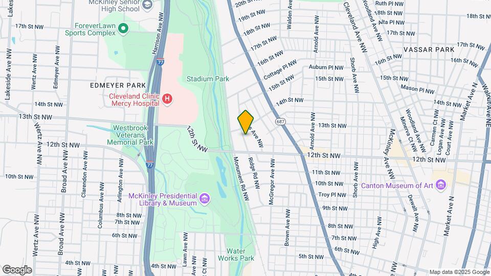 1230 Ridge Rd NW Map and Location Details