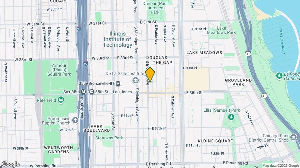 3429 S Indiana Ave Map and Location Details