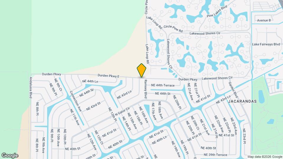 4421 NE 15th Pl Map and Location Details