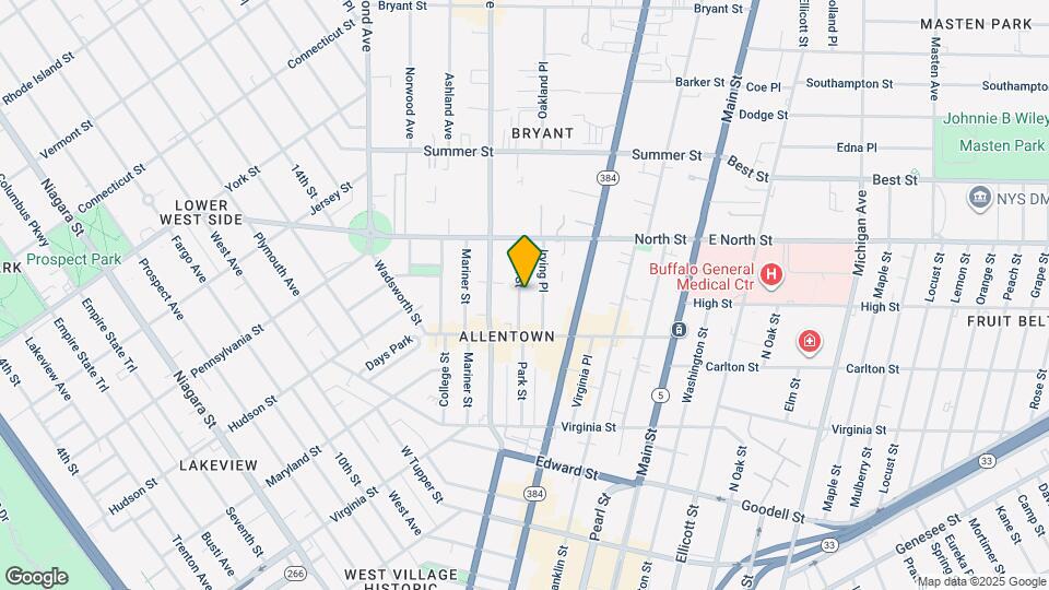 135 Park St Map and Location Details