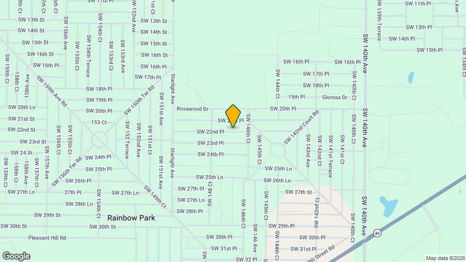 14659 SW 22nd Pl Map and Location Details