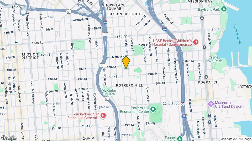 638-640 De Haro St Map and Location Details