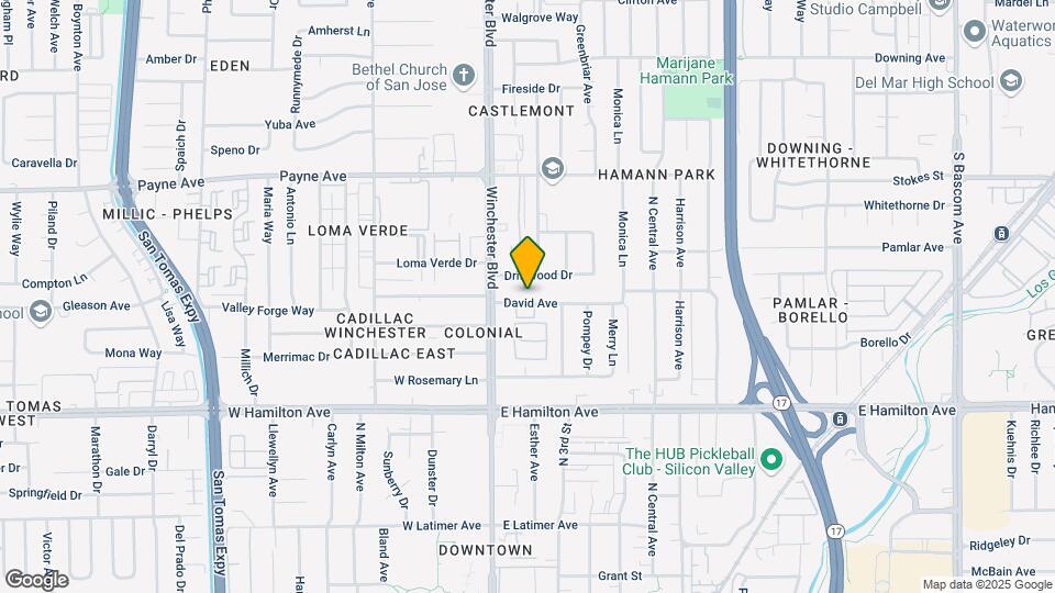 3061 David Ave Map and Location Details