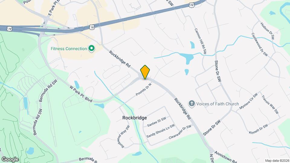 2297 Rockbridge Rd Map and Location Details