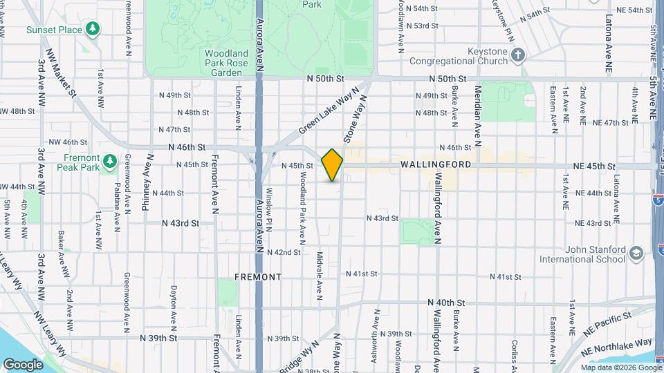 1219 N Allen Pl Map and Location Details