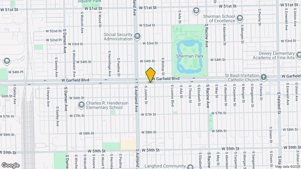 1511 W Garfield Blvd Map and Location Details