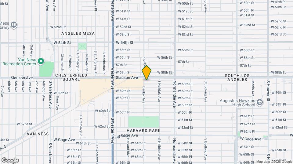 1553 W 58th Pl Map and Location Details