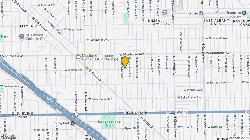 3717 W Cullom Ave Map and Location Details